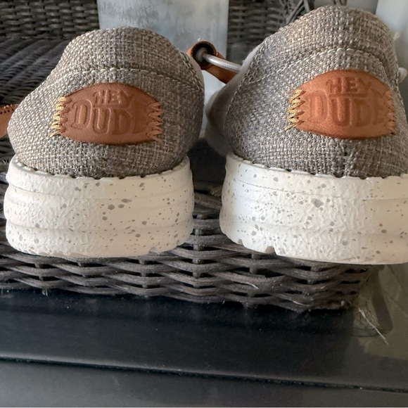 Hey Dude Wendy Washed Gray Relaxed Casual Fabric‎  Slip On Shoes Women’s 6 EUC - Picture 10 of 12